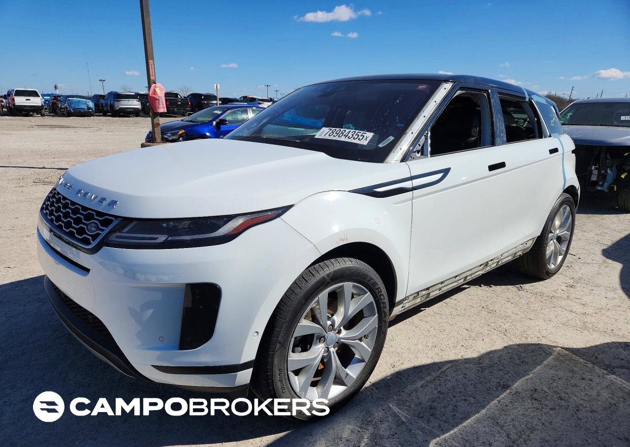 2020 Land Rover Range Rover Evoque Se, daño Lateral, Copart lote 78984355
