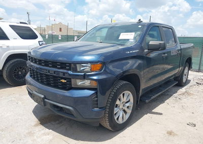 2021 Chevrolet Silverado 1500 2wd  Short Bed Custom, uszkodzenie: Mechaniczne, Iaai lot 45548728, zdjęcie 2 z 18