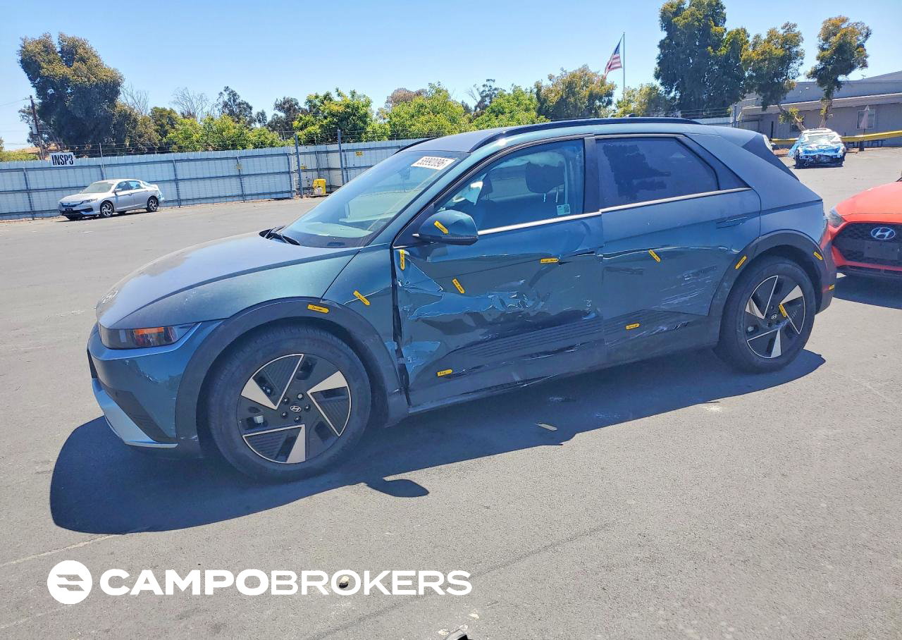2025 Hyundai Ioniq 5 Sel, Side damage, Copart lot 58992096