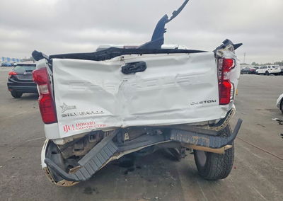2022 Chevrolet Silverado K1500 Custom, Rear End damage, Copart lot 72154095, photo 6 of 12