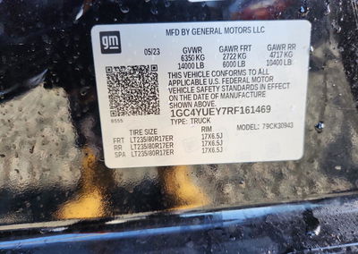 2024 Chevrolet Silverado K3500 Ltz, uszkodzenie: Zalanie, Copart lot 49537126, zdjęcie 12 z 12