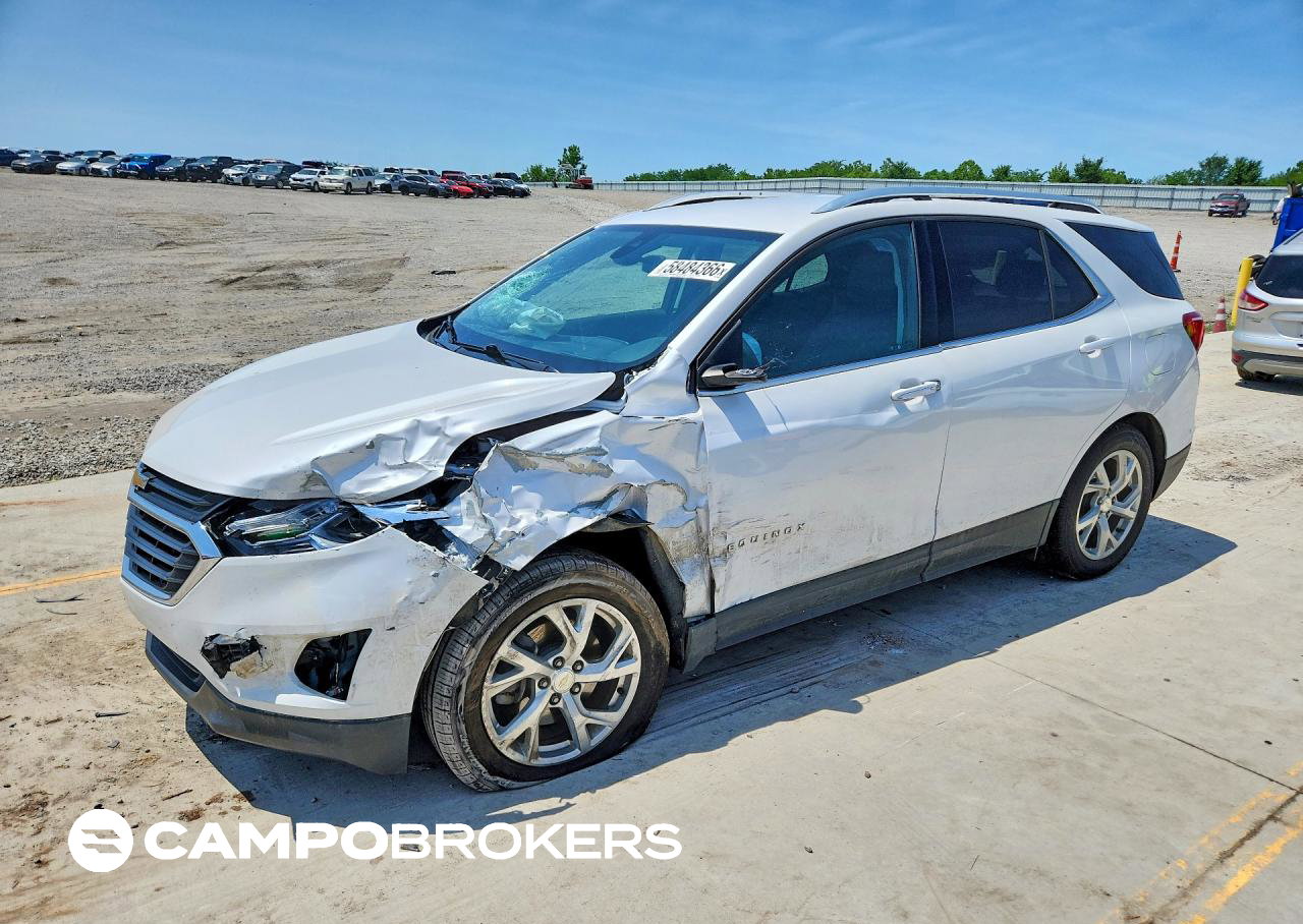 2020 Chevrolet Equinox Lt, daño Frontal, Copart lote 58484366