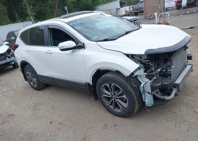 2021 Honda Cr-v Awd Ex-l, daño Frontal, Iaai lote 45373989