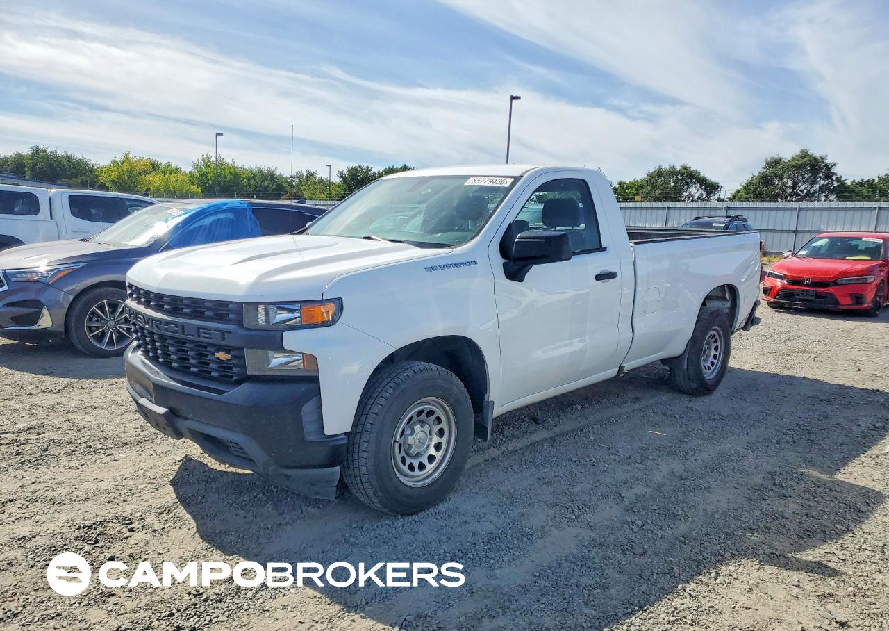 2019 Chevrolet Silverado C1500, Rear End damage, Copart lot 55779436