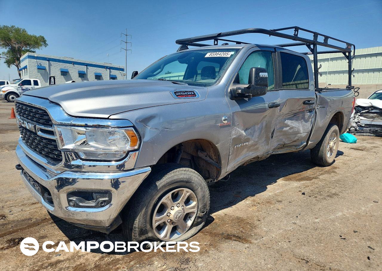 2024 Ram 2500 Big Horn, Side damage, Copart lot 85984205