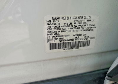 2024 Nissan Ariya Engage, uszkodzenie: Podwozie, Copart lot 53664476, zdjęcie 12 z 12