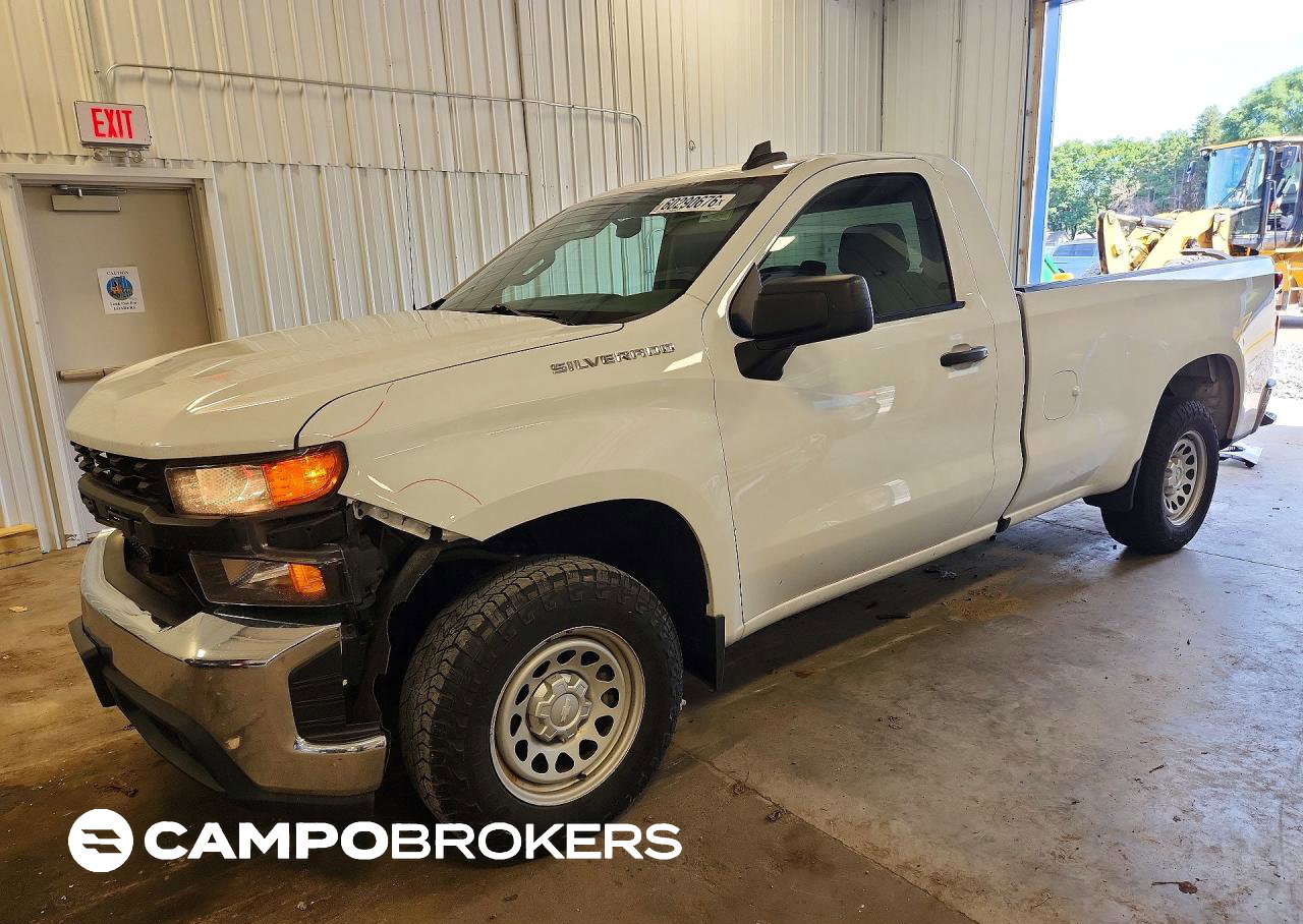 2021 Chevrolet Silverado C1500, Front End damage, Copart lot 60290676