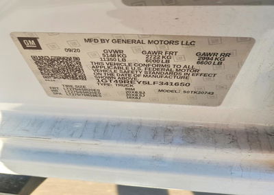 2020 Gmc Sierra K2500 Denali, Front End damage, Copart lot 53389916, photo 13 of 13