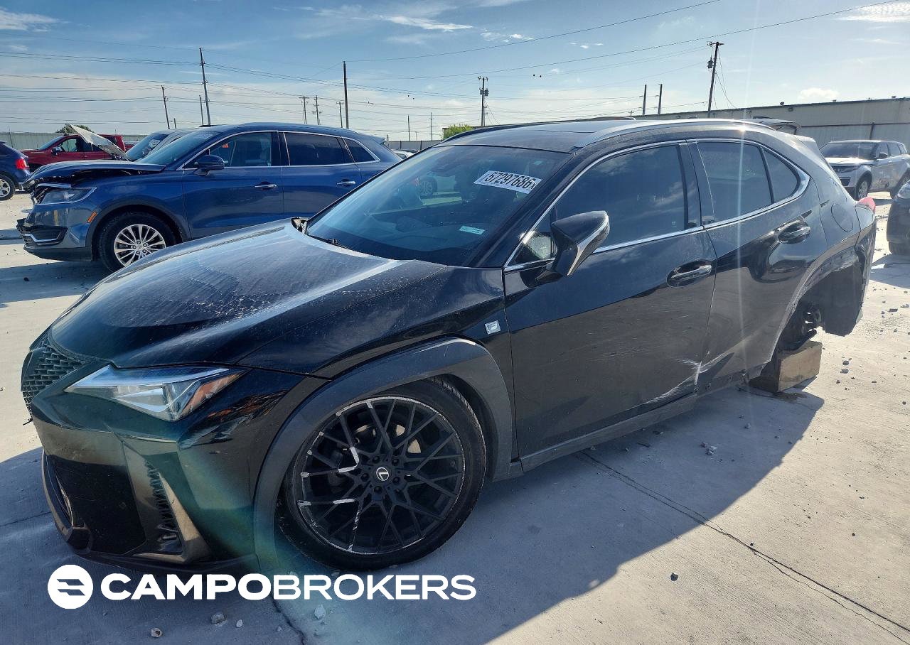 2019 Lexus Ux 200, daño Trasero, Copart lote 57297686