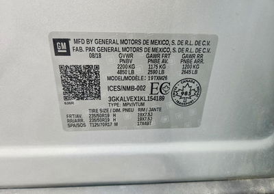 2019 Gmc Terrain Slt, пошкодження: Днище, Copart лот 60156296, фото 13 з 13