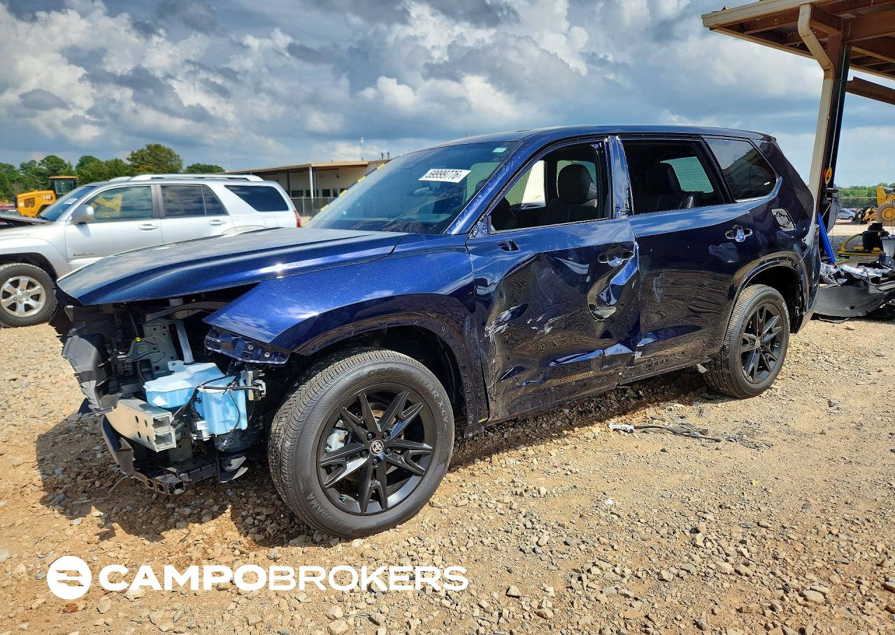 2024 Toyota Grand Highlander Platinum, пошкодження: По всьому кузову, Copart лот 59999776