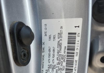 2019 Toyota Tacoma Trd Sport, Front End damage, Copart lot 59610416, photo 13 of 15