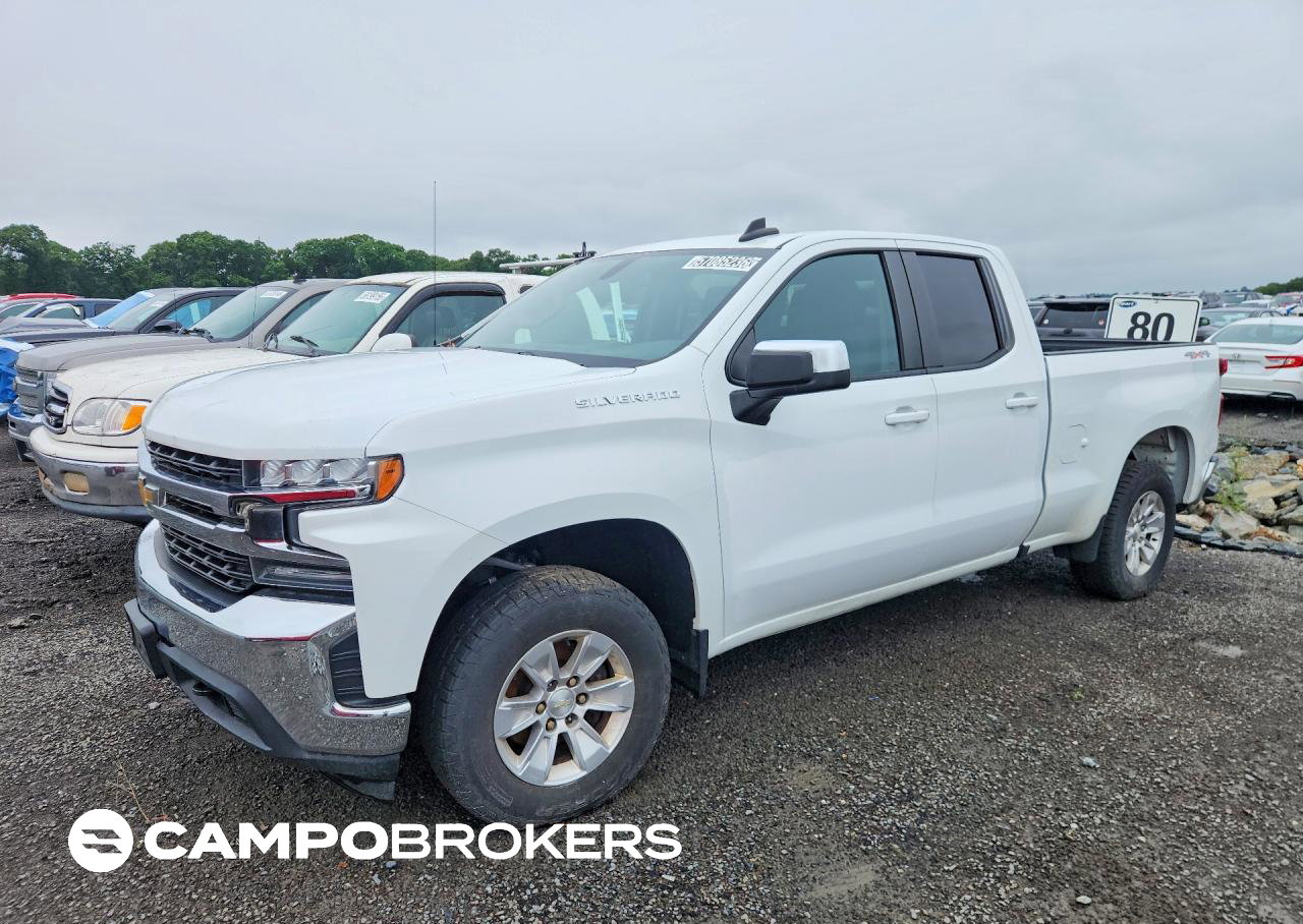 2020 Chevrolet Silverado K1500 Lt, daño Mecánico, Copart lote 57085236
