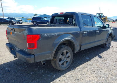 2020 Ford F-150 Lariat, Rollover damage, Iaai lot 45168460, photo 4 of 16