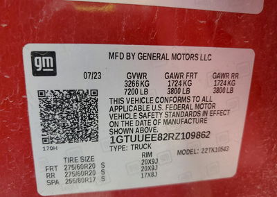 2024 Gmc Sierra K1500 At4, uszkodzenie: Mechaniczne, Copart lot 53746906, zdjęcie 12 z 14