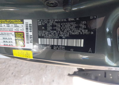 2014 Toyota Sienna Xle V6 8 Passenger, пошкодження: Передня частина, Iaai лот 45339934, фото 9 з 17