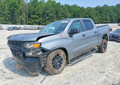 2020 Chevrolet Silverado K1500 Trail Boss Custom, пошкодження: Передня частина, Copart лот 58756276