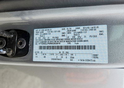 2024 Ford F150 Stx, daño Trasero, Copart lote 52158316, foto 12 de 14