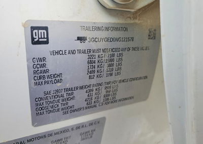 2022 Chevrolet Silverado Ltd K1500 Ltz, daño Frontal, Copart lote 78681545, foto 12 de 13