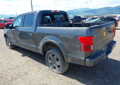 2020 Ford F-150 Lariat, Rollover damage, Iaai lot 45168460, photo 3 of 16