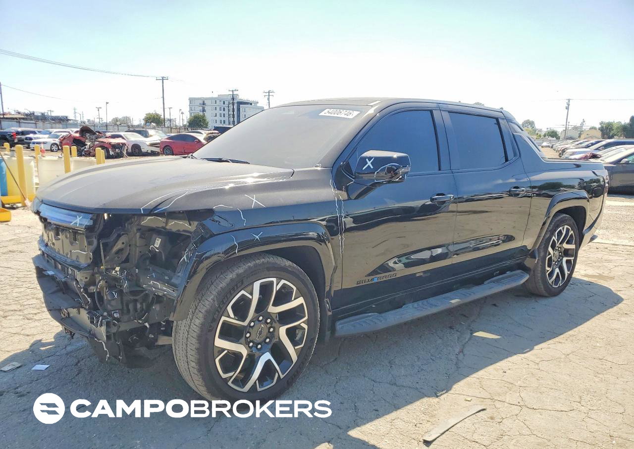 2024 Chevrolet Silverado Rst, daño Frontal, Copart lote 54006746