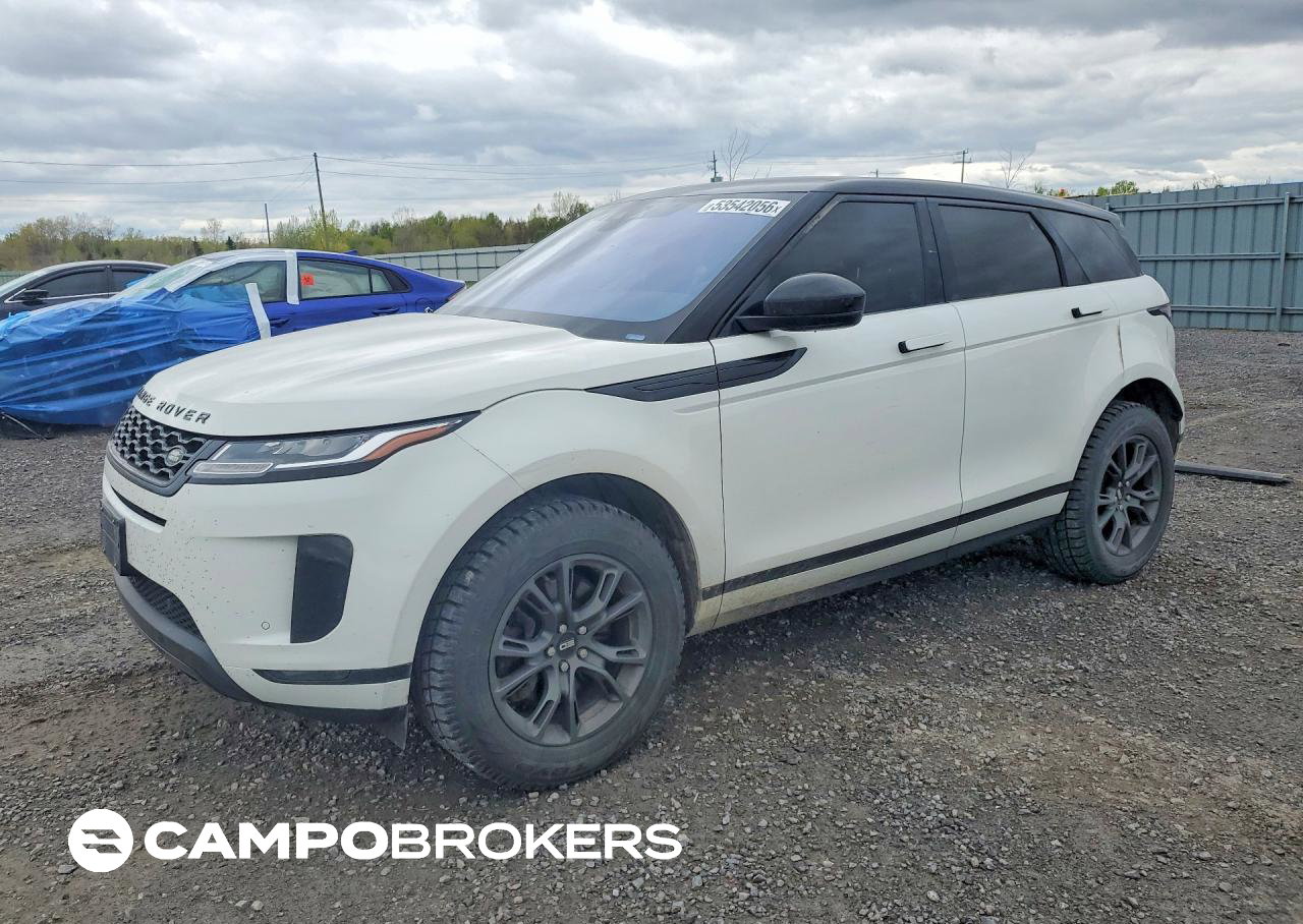 2020 Land Rover Range Rover Evoque S, Side damage, Copart lot 53542056