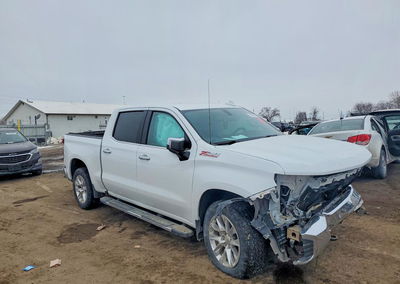 2022 Chevrolet Silverado Ltd K1500 Ltz, daño Frontal, Copart lote 78681545, foto 4 de 13