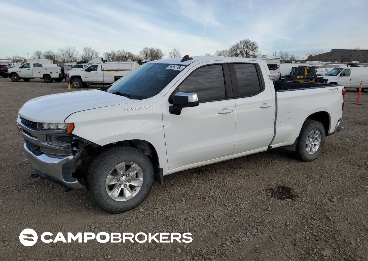 2020 Chevrolet Silverado K1500 Lt, daño Frontal, Copart lote 84855764