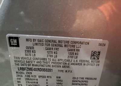 2024 Buick Envision Preferred, daño Frontal, Copart lote 56828326, foto 12 de 12