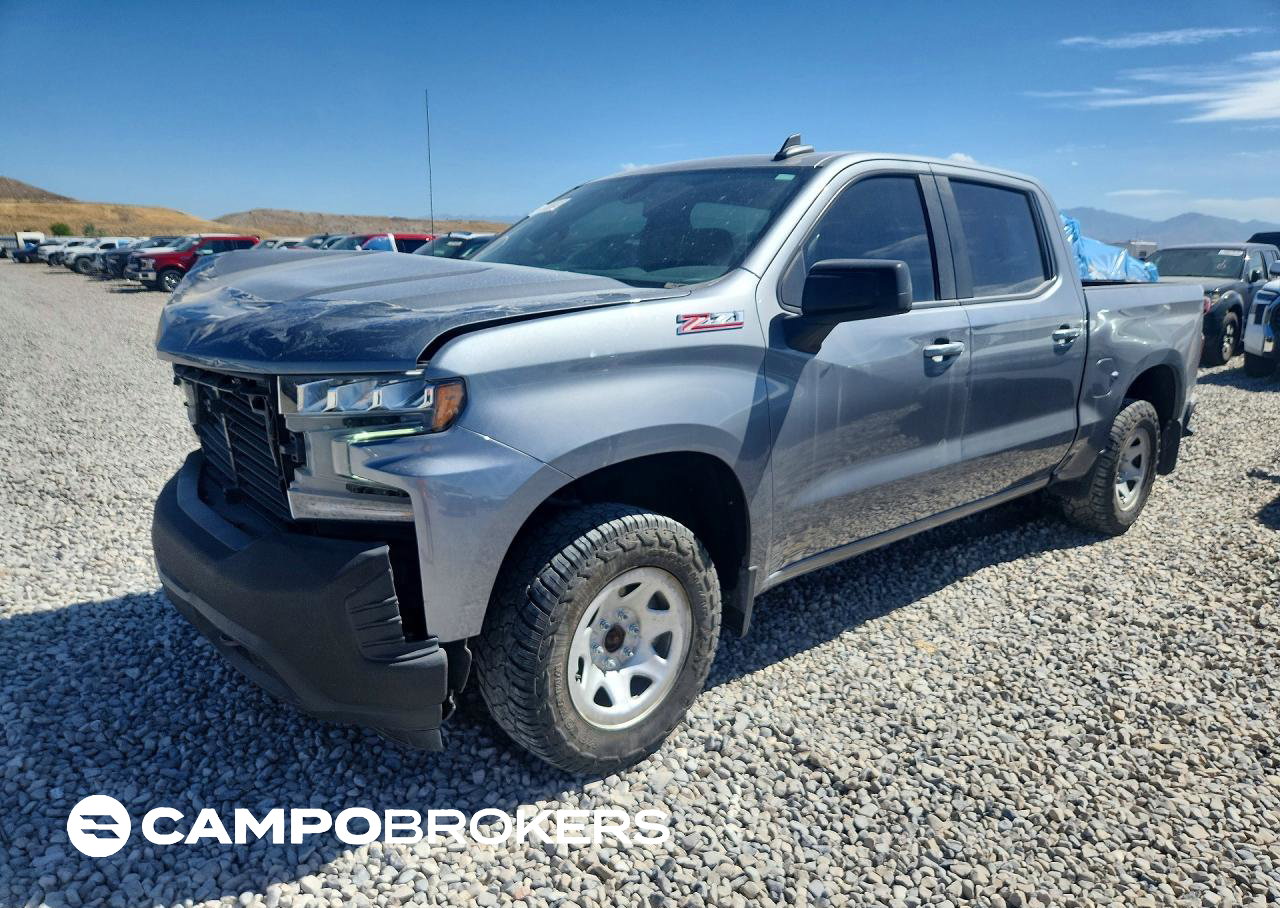 2021 Chevrolet Silverado K1500 Rst, Front End damage, Copart lot 54009706
