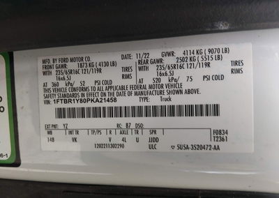 2023 Ford Transit-250, uszkodzenie: Normal Wear & Tear, Iaai lot 45562926, zdjęcie 9 z 16