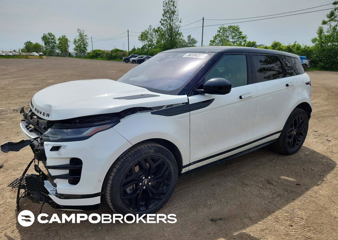 2021 Land Rover Range Rover Evoque R-dynamic Se, daño Frontal, Copart lote 56334376