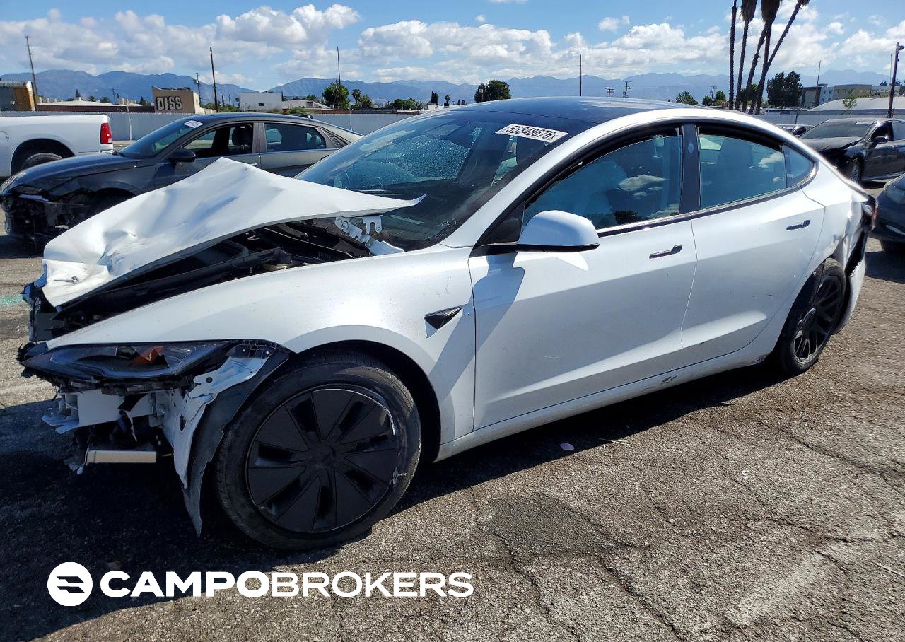 2025 Tesla Model 3, uszkodzenie: Przód, Copart lot 55348676