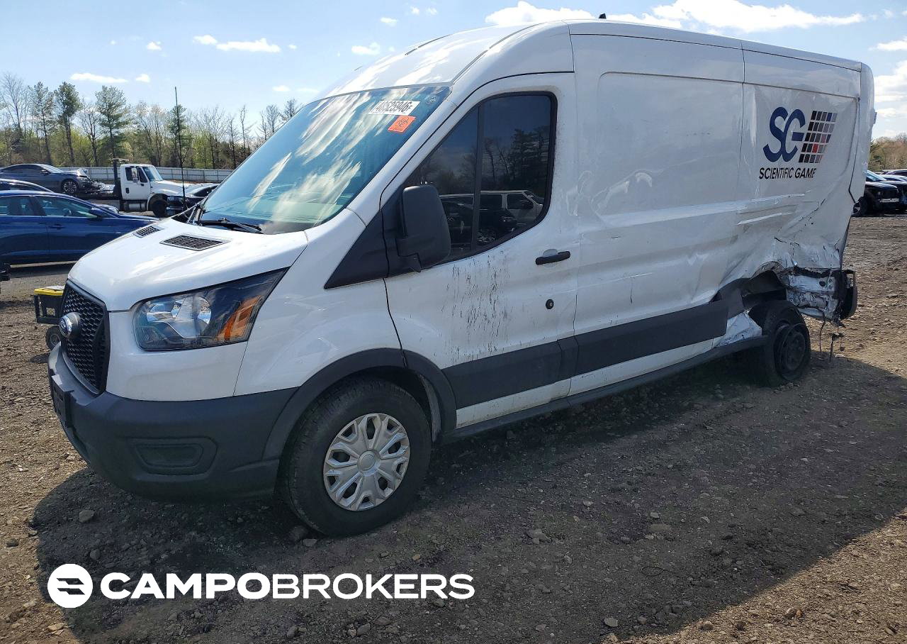 2021 Ford Transit T-250, daño Lateral, Copart lote 48525946