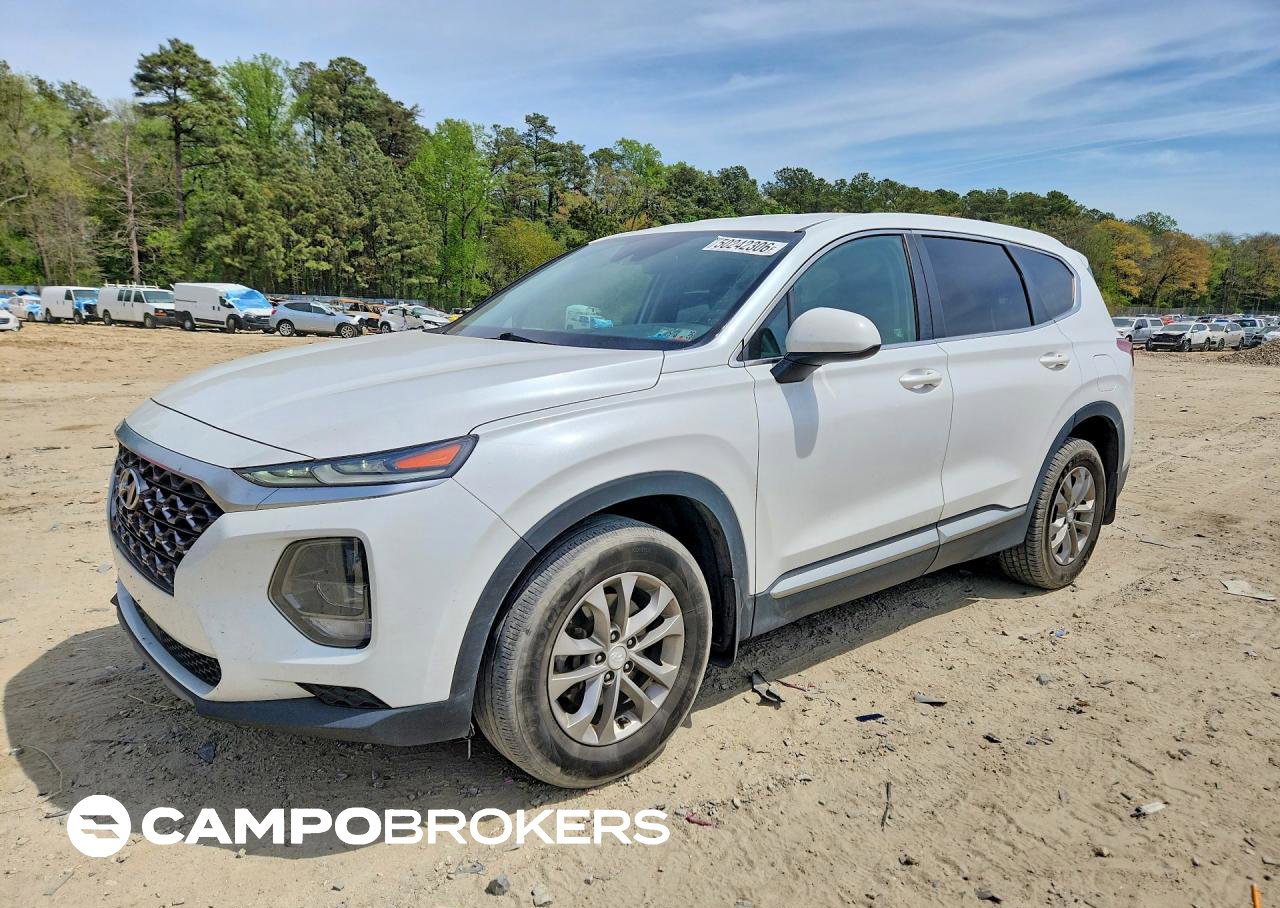 2019 Hyundai Santa Fe Se, uszkodzenie: Tył, Copart lot 50242306