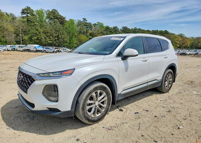 2019 Hyundai Santa Fe Se, Rear End damage, Copart lot 50242306