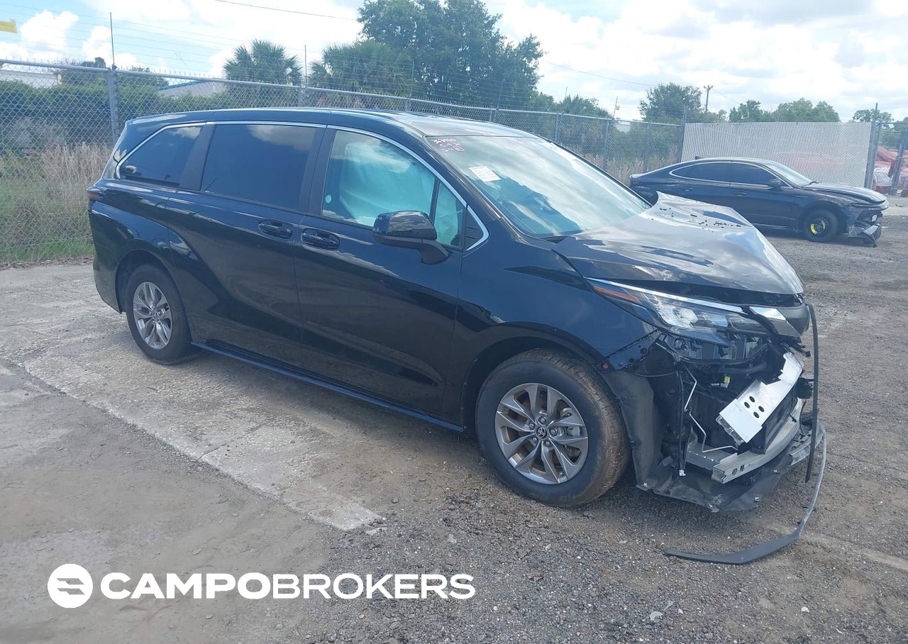 2025 Toyota Sienna Le, uszkodzenie: Przód, Iaai lot 45204974