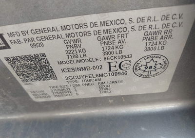 2021 Chevrolet Silverado 1500 Rst, daño Frontal, Iaai lote 45257278, foto 9 de 17