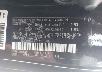 2025 Toyota Sienna Le, uszkodzenie: Przód, Iaai lot 45204974, zdjęcie 9 z 19