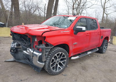 2021 Chevrolet Silverado 1500 2wd  Short Bed Lt, Front End damage, Iaai lot 44627952, photo 6 of 17