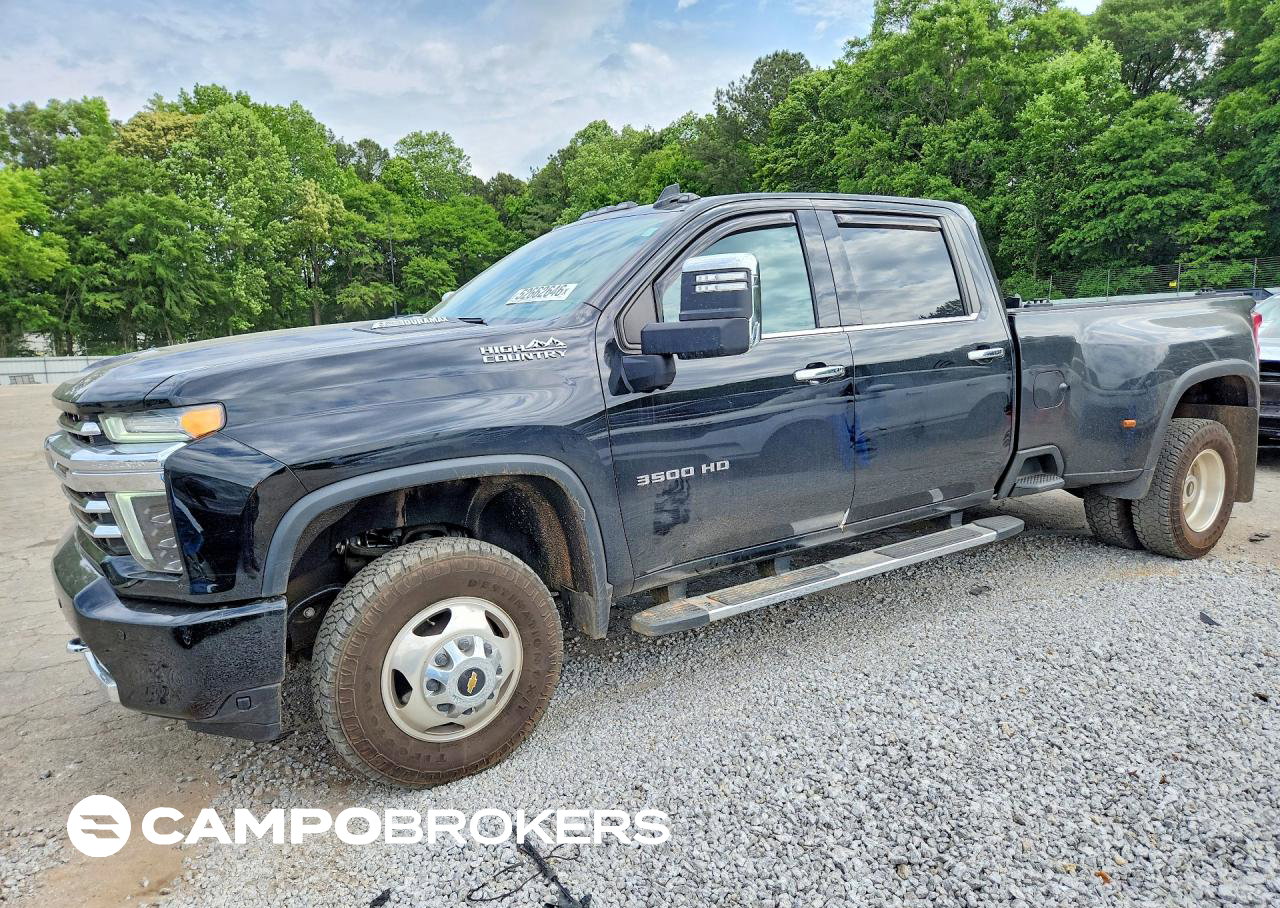 2022 Chevrolet Silverado K3500 High Country, пошкодження: Передня частина, Copart лот 52662646