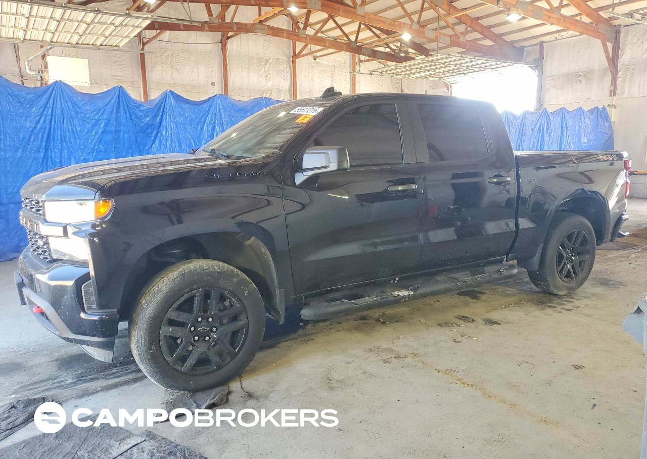 2021 Chevrolet Silverado K1500 Custom, uszkodzenie: Burn - Interior, Copart lot 55511216
