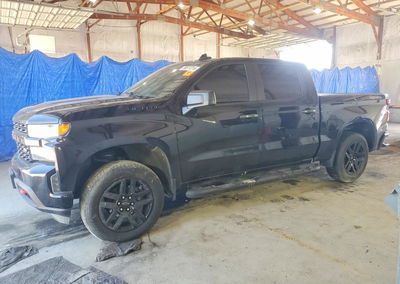 2021 Chevrolet Silverado K1500 Custom, Burn - Interior damage, Copart lot 55511216