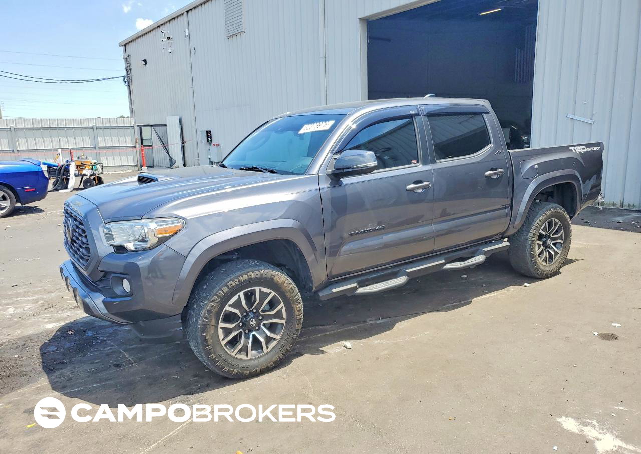 2021 Toyota Tacoma Trd Sport, Rear End damage, Copart lot 52373976