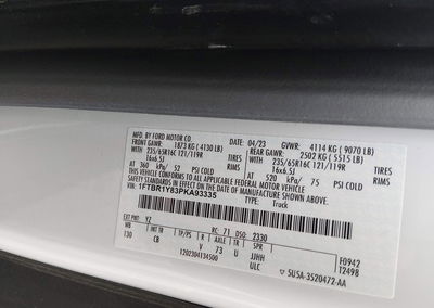2023 Ford Transit-250, Right Front damage, Iaai lot 45191237, photo 9 of 16