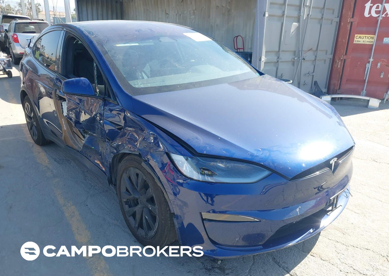 2023 Tesla Model X Dual Motor All-wheel Drive/standard Range, daño Lateral derecho, Iaai lote 45188239