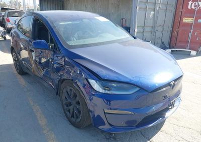 2023 Tesla Model X Dual Motor All-wheel Drive/standard Range, daño Lateral derecho, Iaai lote 45188239