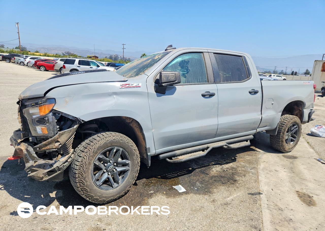 2025 Chevrolet Silverado K1500 Trail Boss Custom, uszkodzenie: Przód, Copart lot 56053366
