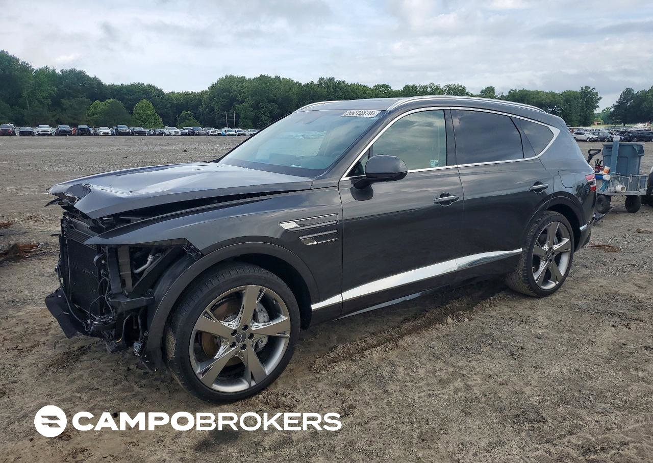 2024 Genesis Gv80 3.5t, daño Generalizado, Copart lote 55012676