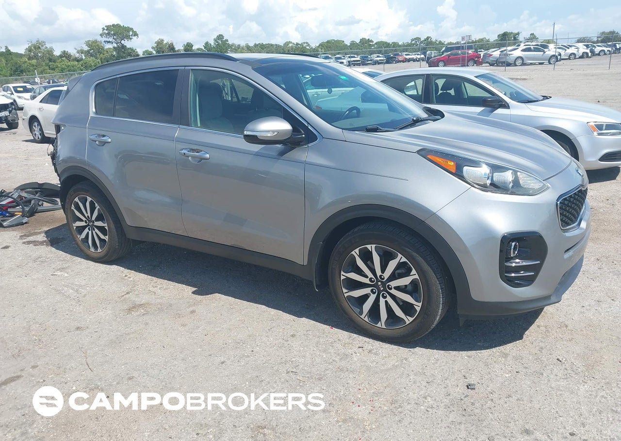 2019 Kia Sportage Ex, Rear damage, Iaai lot 45482201
